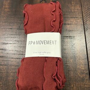 FP movement Ruffle Knee High Socks